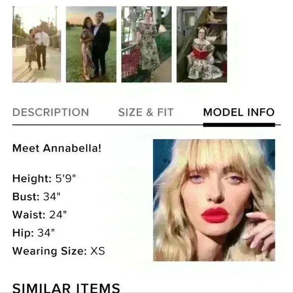 Lulu's She's the One Beige Floral Print Off-The-Shoulder Midi Dress size… - Picture 12 of 15